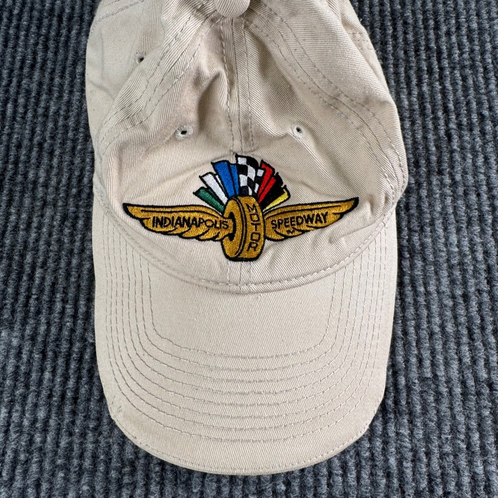 Indianapolis Motor Speedway Hat Cap Racing The Game Beige One‎ Size